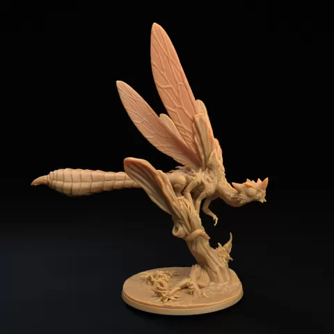 Dragonfly | PRESUPPORTED | The Fae Petal Courts by The Dragon Trappers Lodge