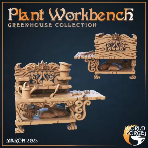 Potting Workbench by Embernell Studio