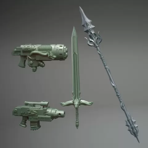 Weapons Set by 3DArtGuy