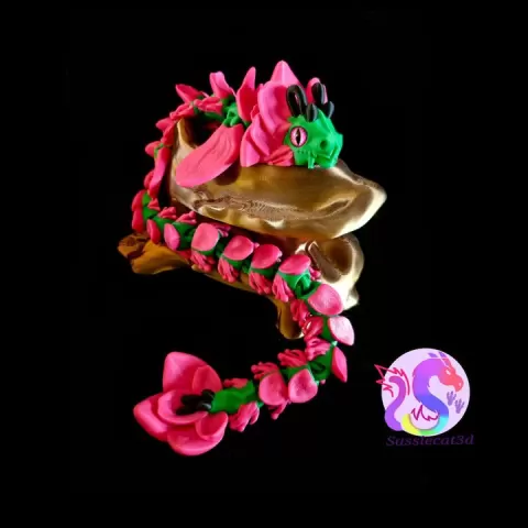 Adult Petalia The Orchid Dragon (Personal Use) by Sassiecat3d