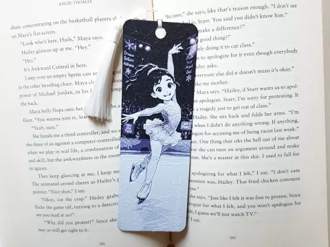 Bookmark, Figure Skater, Girl