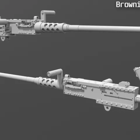 Browning-M2 for 6 inch action figures