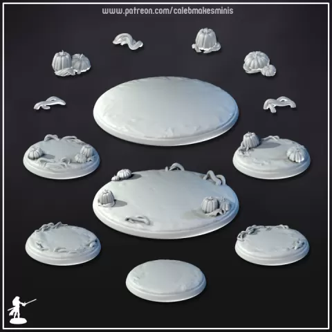Base & Bits Set | Pumpkin Patch by Caleb Makes Minis