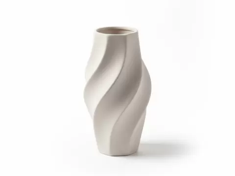 Wellen Vase - Brainbits3D
