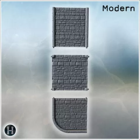 Road modular system 1 - Architecture Urban Scenery Modern WWII Napoleonic War of the Rose by Hartolia Miniatures