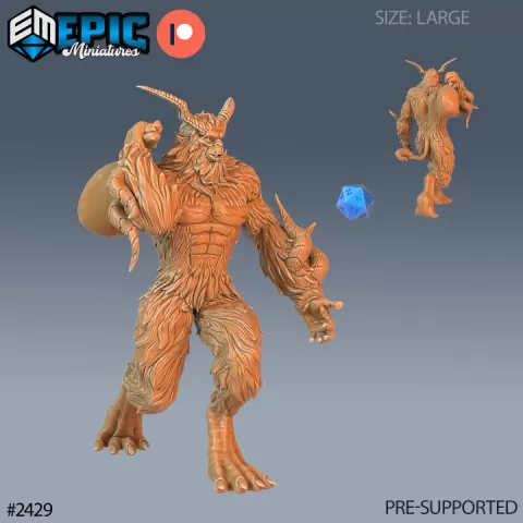 Big Foot Yeti Meat / Frost Giant / Bigfoot / Sasquatch / Snowy Beast / Arctic Encounter by Epic-Miniatures