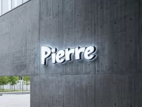 Insegna Led Nome 3D - Custom Lightbox - Pierre