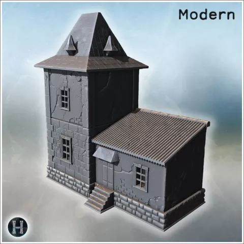 Manor 1 - Architecture Urban Scenery Modern WWII Napoleonic War of the Rose by Hartolia Miniatures