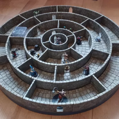 WDhex Revolving Labyrinth - base construction by Diona