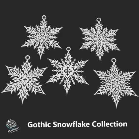 Gothic Snowflake Collection - Fenririty