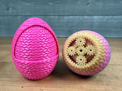 Textured Planetary Egg Container
