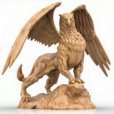 Griffin statuette - Canadian