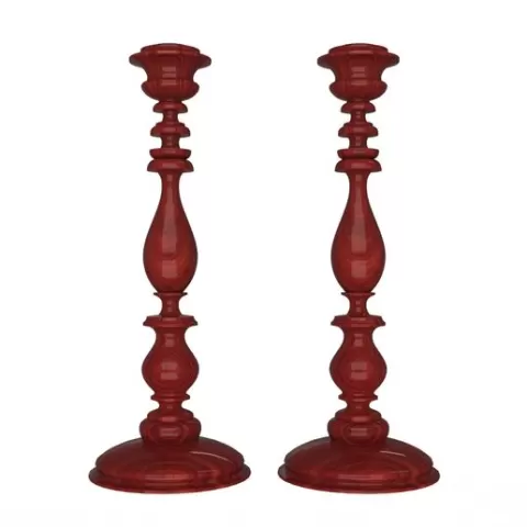 Wood Candlestick
