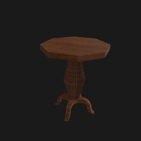 Octagonal table
