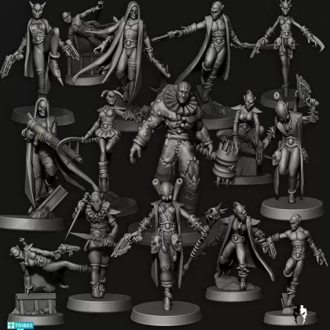 Dark Jesters - Space Elves by Edge Miniatures