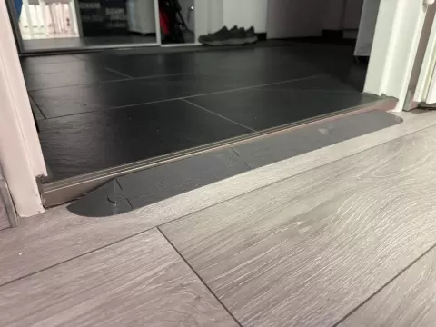 Modular Robot Vacuum Door Ramps for door thresholds