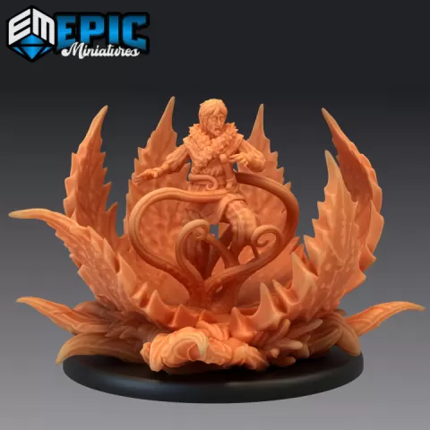 Mantrap Hunting / Eating Plant / Sprout & Tentacles / Trap Flower / Jungle Encounter by Epic-Miniatures