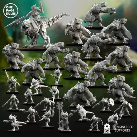 Saurian Starhost - Release #2 by One Page Rules