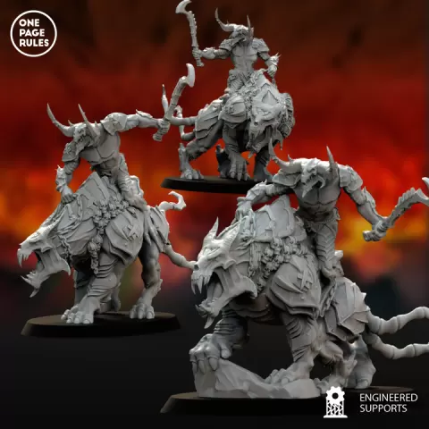 Beast Riders - War Daemons by One Page Rules