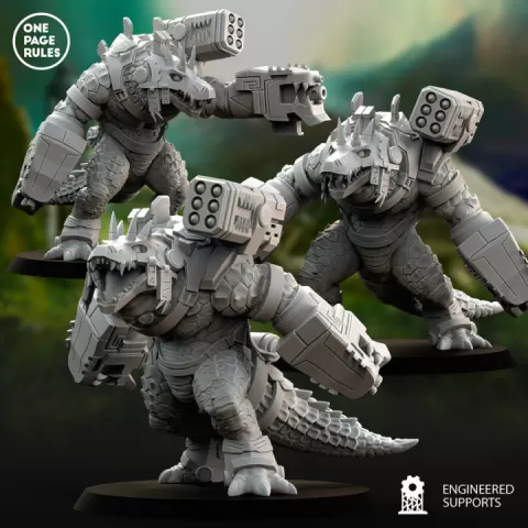 Gators - Saurian Starhost by One Page Rules