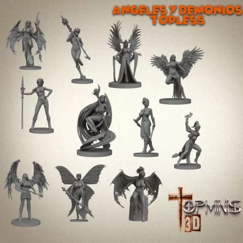 ANGELES T ,GUERRERAS DESNUDAS PARA JUEGOS DE ROLL by Ignacio Berbel Garcia