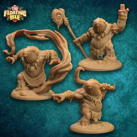 Koholan the Whale Lords | PRESUPPORTED Whalefolk by The Dragon Trappers Lodge