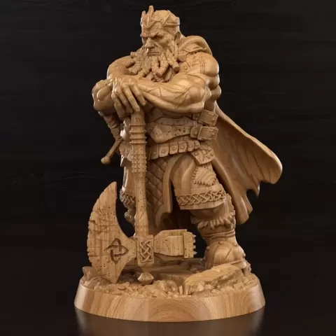Viking warrior statuette - Ha333aP
