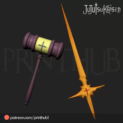 Hiromi Higuruma Sword & Gavel – Jujutsu Kaisen S03 Cosplay - Printhub
