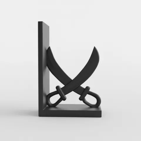 Scimitar bookend