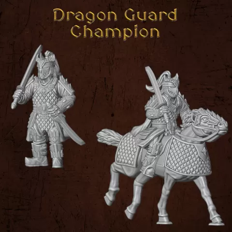 Dragon Guard Champion by Quartermaster3D