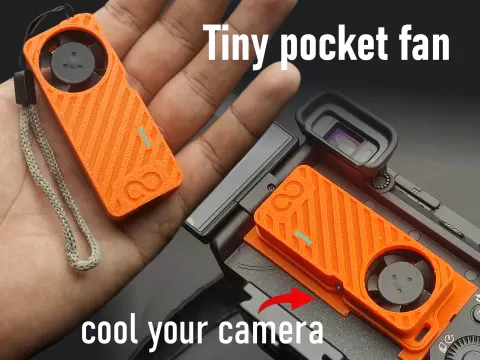 Tiny portable pocket fan - Multipurpose use