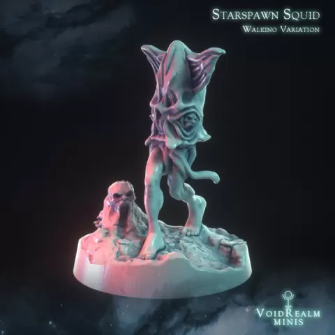 Starspawn Squid BUNDLE (3 variations) by VoidRealm Minis