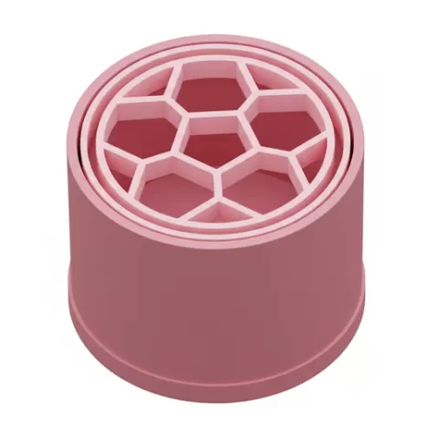 ✨ Brigadeiro Mold Cutter with Ejector – Soccer Ball