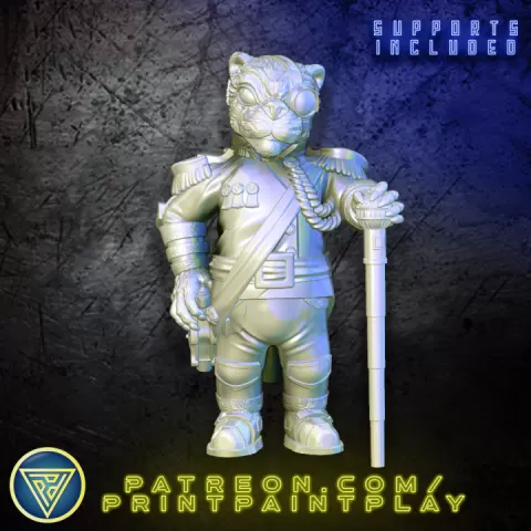 Otter Alien Coronel by Print Paint Play