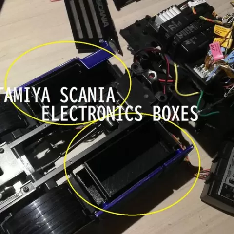 TAMIYA Scania Electronics Boxes