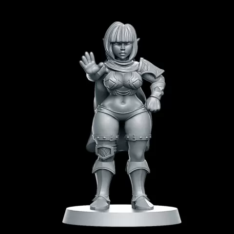 Lure Team Dark Elf Line 4 Fantasy Football 32mm by RN Estudio