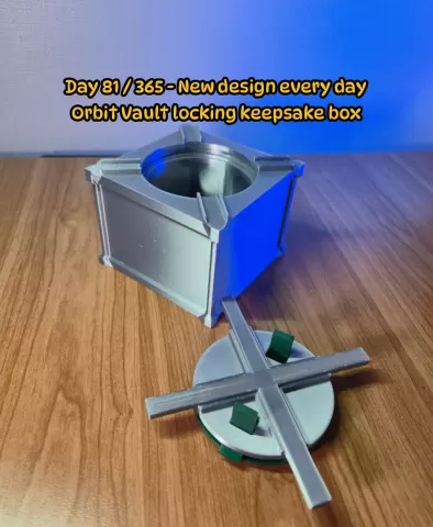 Orbit Vault locking keepsake box