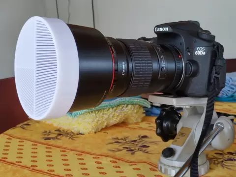 Bahtinov mask 200mm for Canon 200mm f/2.8 - Olivier Vietti-Teppa