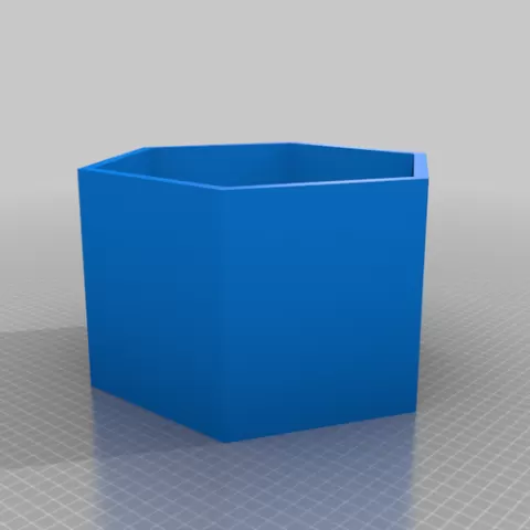 Hexagonal wall shelf
