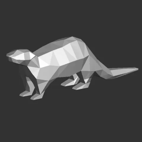 Lowpoly Otter