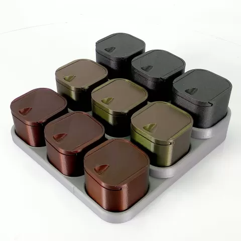 Rounded Bottom Box with Lid