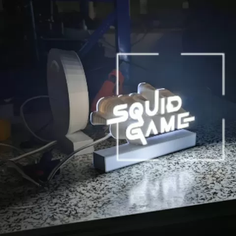 SquidGame LED Sign by Flair
