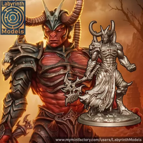 Infernal Lord - 32 mm scale by Labyrinth Models