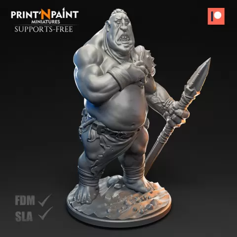 Ogre Warrior by Leonardo Escovar