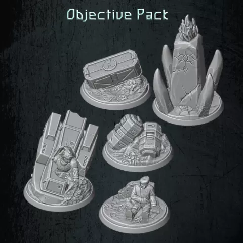 Sci Fi Objective Pack by Quartermaster3D