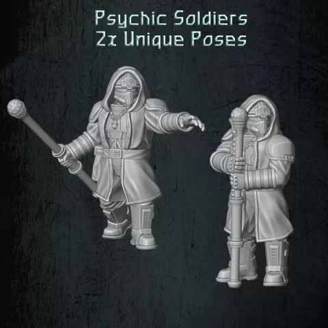 Psychic Soldiers by Quartermaster3D