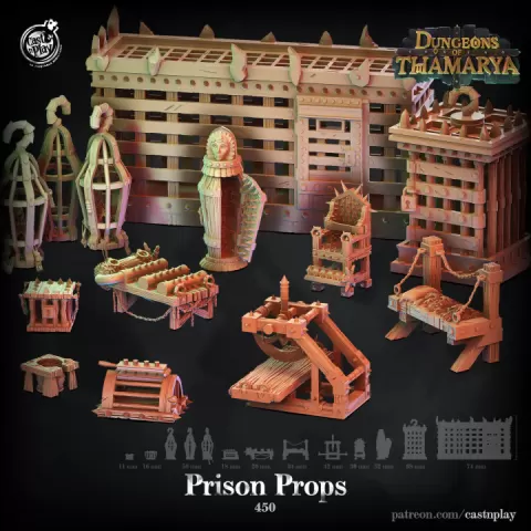 Prision Props (Pre-Supported) by Cast n Play