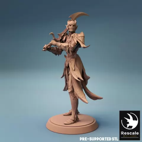 Elf Warrior Sword rest by Rescale Miniatures