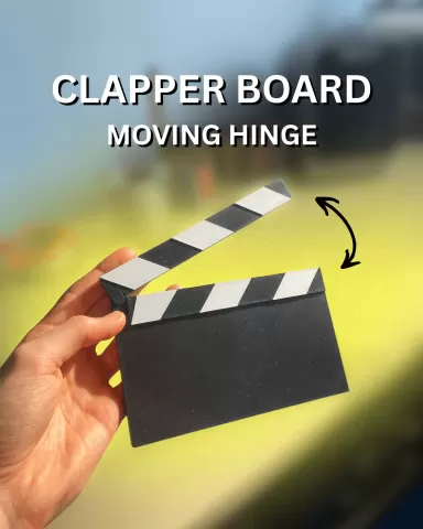 CLAPPER BOARD (print in place)
