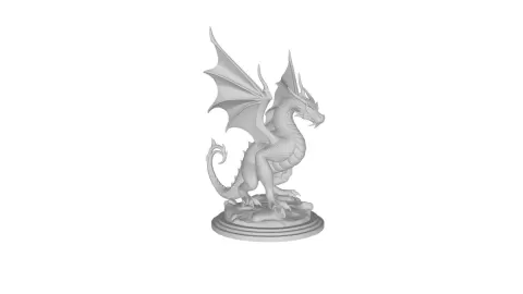 Dragon with base plate